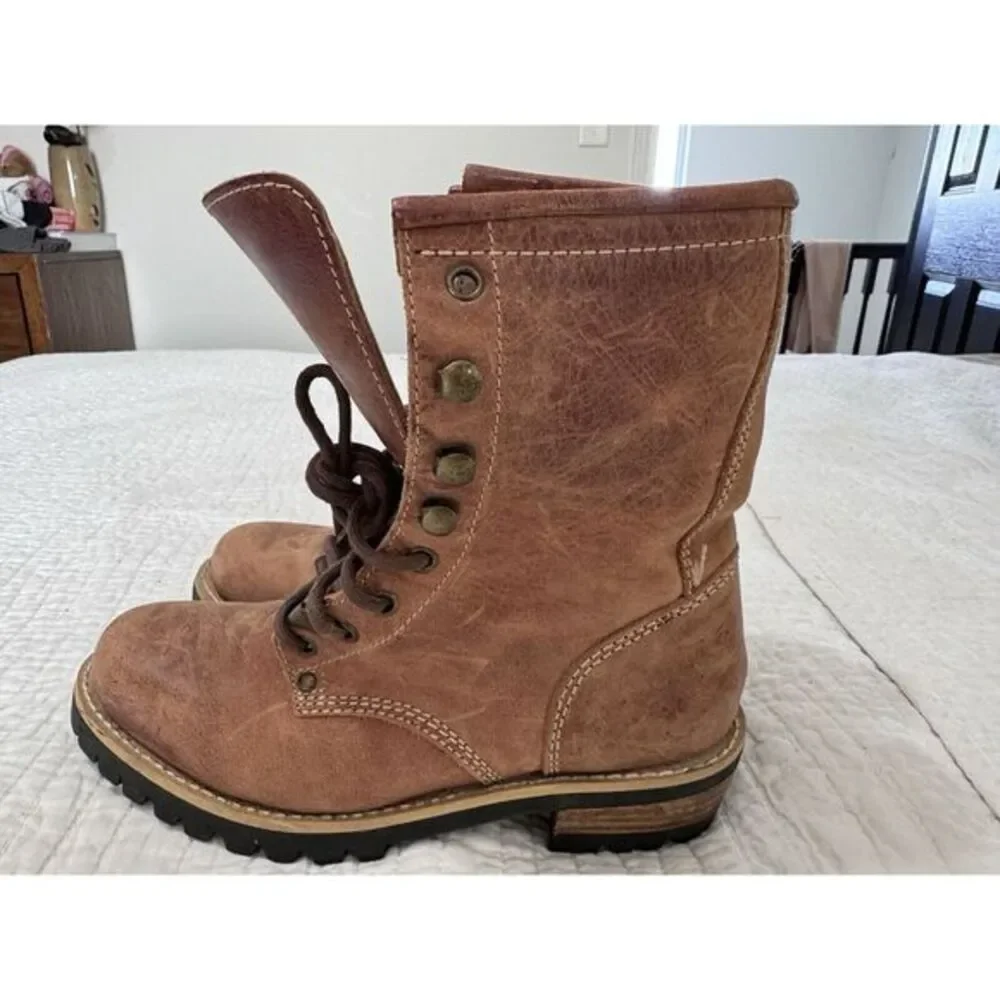 Vintage Guess Nubuck Boots Size 6‎ Tan